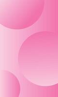 Gradient abstract round pink background vector