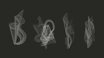 Smoke Vapor cloud overlay effect Realistic . Set of smoke from cigarettes or hookah. White fog on dark background. Smoke from fire or cloud. Natural atmospheric phenomenon. vector