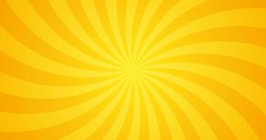 Simple Gradient Radiant Yellow Swirl Texture In Blank Horizontal Plain Background vector