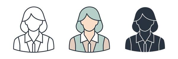 Avatar Icon. Architect theme symbol illustration isolated on white background vector