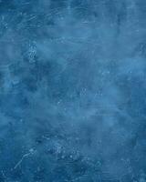 Flat texture portrait backdrop in blue. Noisy and grainy, rough and textured grunge surface background photo