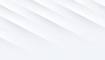 Amazing premium background. Elegant gray white diagonal lines with smooth soft shadow. Light silver grey gradient. Geometric modern stripe design vector