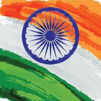 Indian Tricolor flag background for independence day. Website banner and greeting card design template. vector