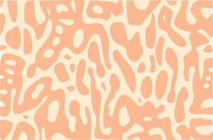Abstract vintage poster of colorful wavy lines and shapes. Summer bright background. Groovy psychedelic curved waves. illustration vector
