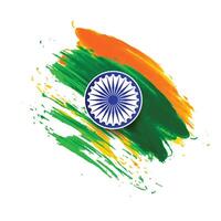 Indian Tricolor flag background for independence day. Website banner and greeting card design template. vector