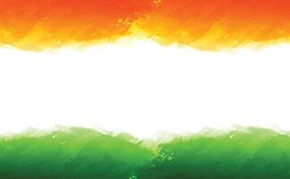 Indian Tricolor flag background for independence day. Website banner and greeting card design template. vector