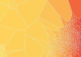 Minimal voronoi covers design. Geometric glass clusters with gradient color. Cool trendy abstract backdrop for banne, poster, flyer etc. template vector