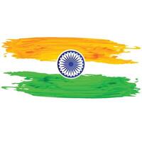 Indian Tricolor flag background for independence day. Website banner and greeting card design template. vector