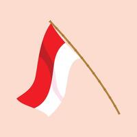 Dirgahayu Indonesia Element Character Illustration vector