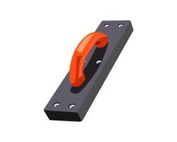 Tapping block for laminated flooring vinyl instalation tools vector