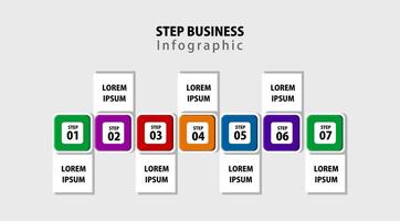 Modern business style options banner. Can be used for workflow layout, diagram, number options, step up options, web design. Presentation business infographic template colorful design vector