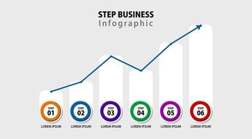 Modern business style options banner. Can be used for workflow layout, diagram, number options, step up options, web design. Presentation business infographic template colorful design vector