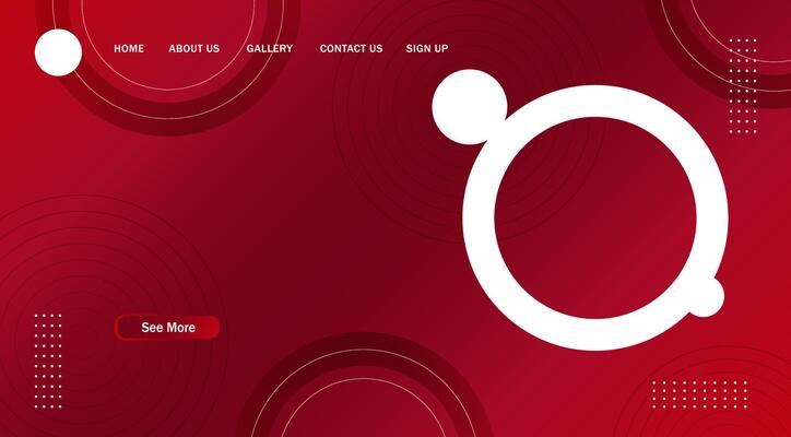 Abstract Circle Modern Banner Background. for web landing page, banner, poster background