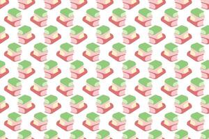 Abstract book seamless pattern background vector