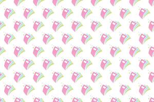 Abstract book seamless pattern background vector