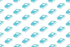 Abstract book seamless pattern background vector