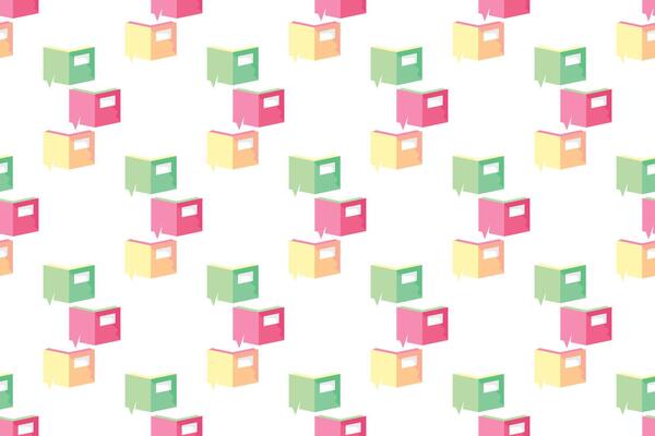 Abstract book seamless pattern background