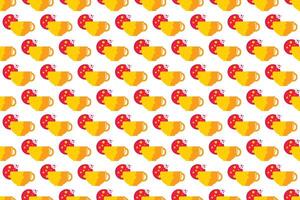 Cookies seamless pattern background vector
