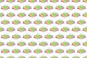 Abstract book seamless pattern background vector