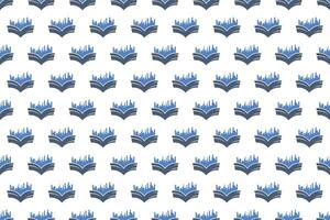 Abstract book seamless pattern background vector