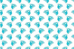 Abstract book seamless pattern background vector