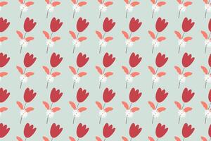 Abstract flower seamless pattern background vector