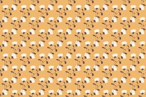 Abstract flower seamless pattern background vector