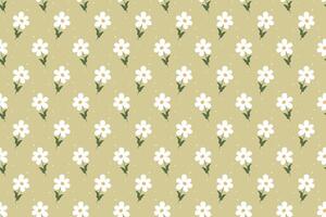 Abstract flower seamless pattern background vector