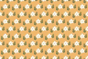 Abstract flower seamless pattern background vector