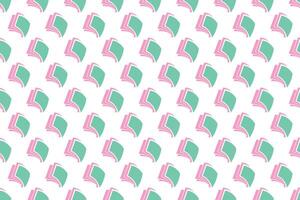 Abstract book seamless pattern background vector