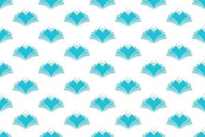 Abstract book seamless pattern background vector