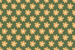 Abstract flower seamless pattern background vector