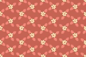 Abstract flower seamless pattern background vector