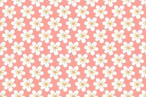 Abstract flower seamless pattern background vector