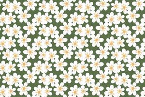 Abstract flower seamless pattern background vector