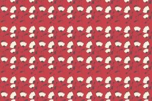 Abstract flower seamless pattern background vector