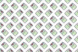Abstract book seamless pattern background vector