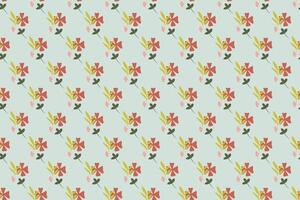 Abstract flower seamless pattern background vector