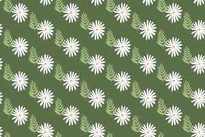 Abstract flower seamless pattern background vector