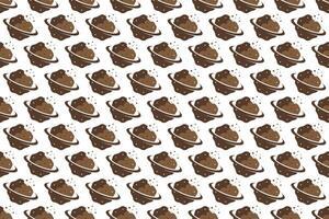 Cookies seamless pattern background vector
