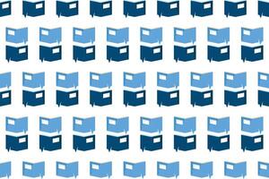 Abstract book seamless pattern background vector