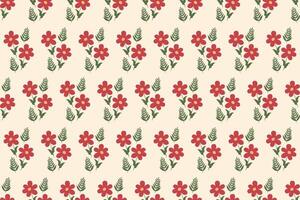 Abstract flower seamless pattern background vector