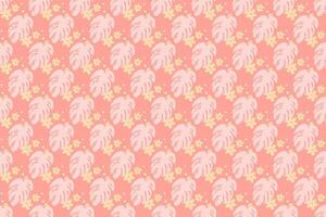 Abstract flower seamless pattern background vector