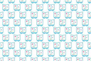 Abstract book seamless pattern background vector