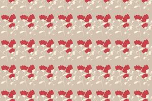 Abstract flower seamless pattern background vector