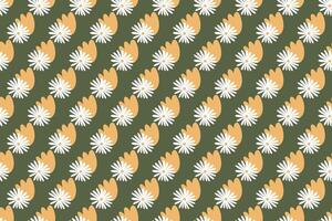 Abstract flower seamless pattern background vector