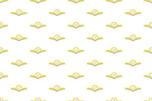 Abstract book seamless pattern background vector