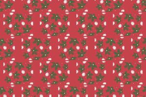 Abstract flower seamless pattern background vector
