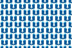 Abstract book seamless pattern background vector