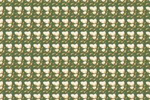 Abstract flower seamless pattern background vector